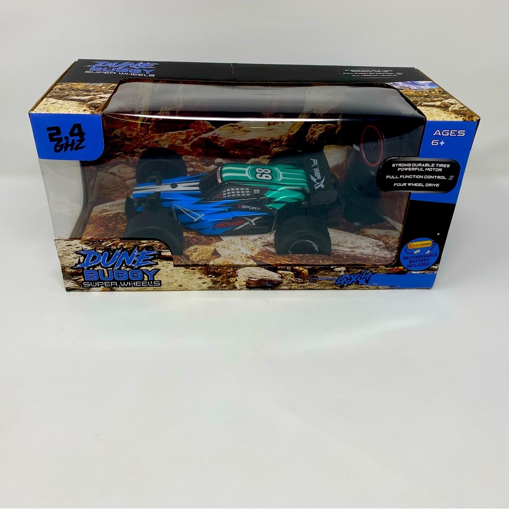 Braha Power X Electric RC 4×4 Dune Buggy 1/18 (2.4GHZ) 3.7V 500MAH Battery NEW